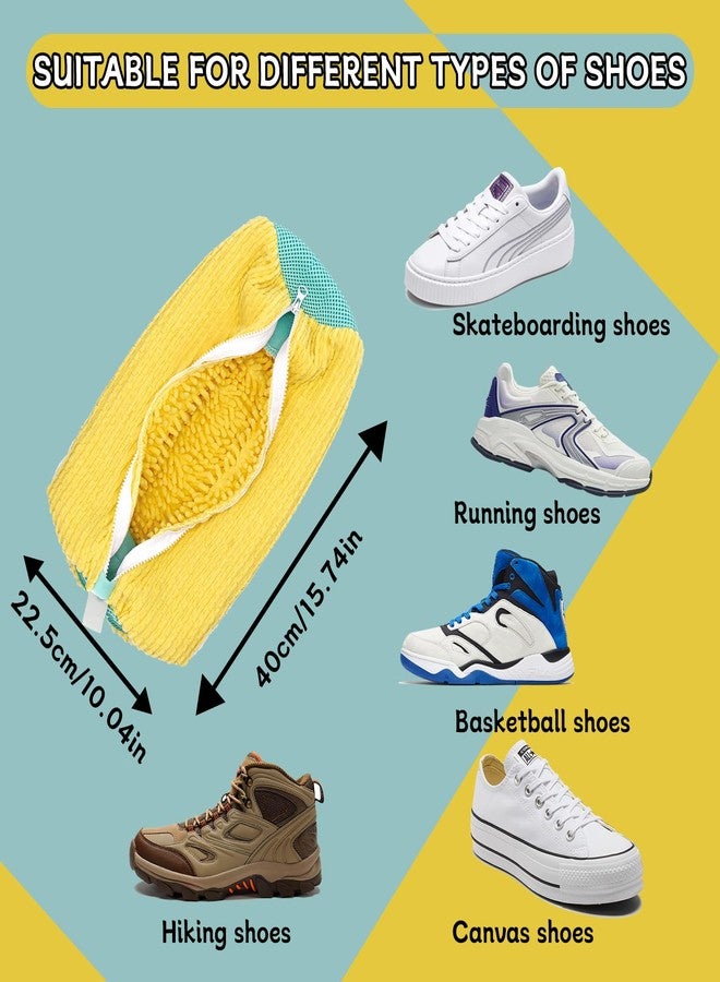 IREMATE Shoe Washing Bag Yellow, Yellow, Medium - Image 5